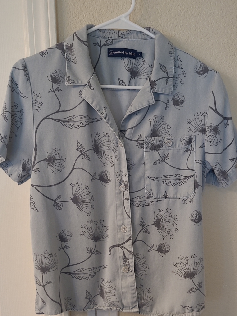 United By Blue Floral Camp Shirt